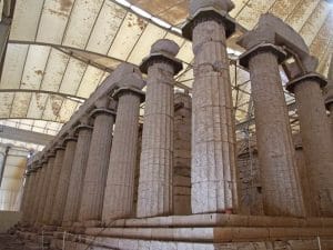 Temple of Apollo Epicurius, Bassae in Restoration