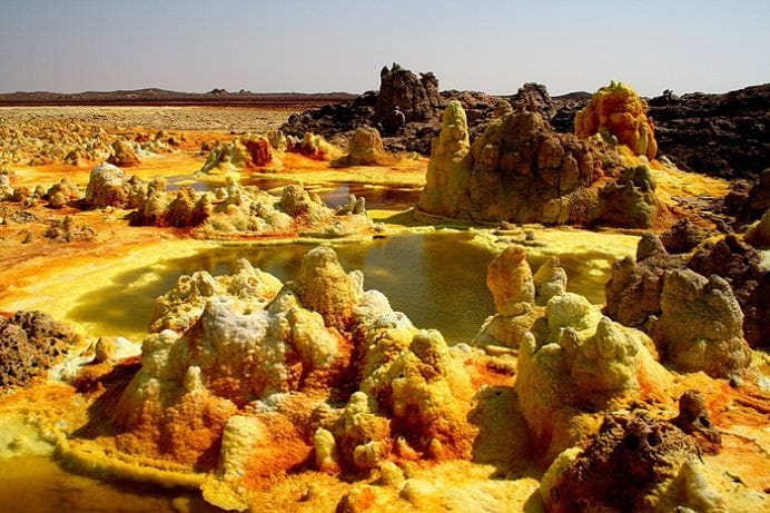 Zece PEISAJE IREALE cu vulcanul Dallol din ETIOPIA!10