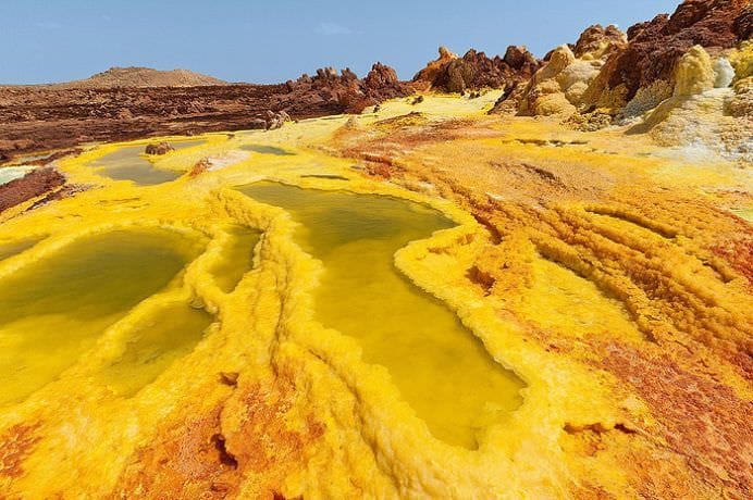 Zece PEISAJE IREALE cu vulcanul Dallol din ETIOPIA!11