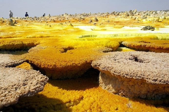 Zece PEISAJE IREALE cu vulcanul Dallol din ETIOPIA!6
