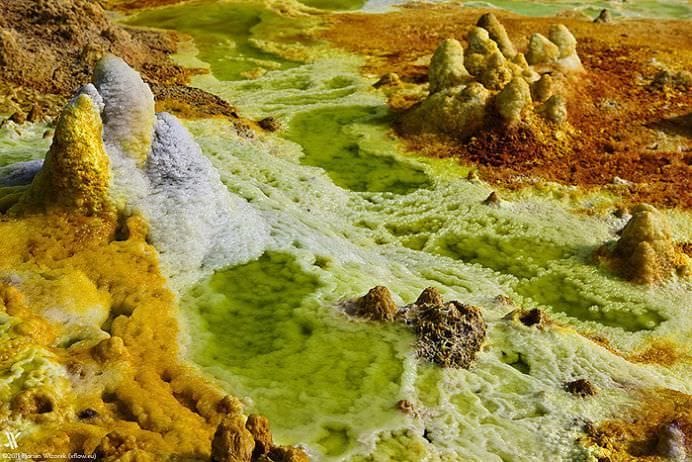 Zece PEISAJE IREALE cu vulcanul Dallol din ETIOPIA!9