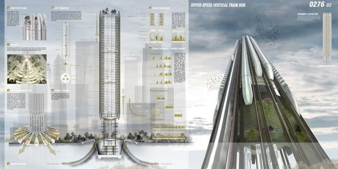CONCEPT INDRAZNET pentru transportul in comun! METROUL VIITORULUI va folosi MAGNETI si va avea STATII VERTICALE pana in 2075! FOTO4