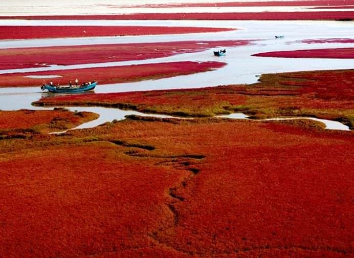 IMAGINI COLORATE cu PLAJA ROSIE PANJIN care pare rupta din RAI! FOTO6