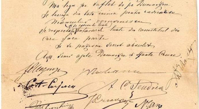 Un JURAMANT MISTERIOS a fost descoperit la Muzeul Literaturii Iasi! Din ce GRUPARE SECRETA facea parte ION CREANGA! FOTO1