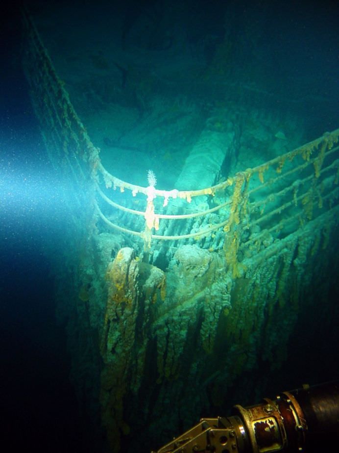 IMAGINI RARE cu epava TITANICULUI la peste 100 de ani de la TRAGEDIE!7