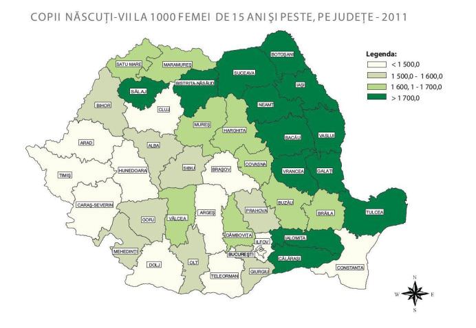 Cum arata HARTA MAMELOR din toata tara! POPULATIA ROMANIEI risca sa scada la 14 milioane in 2050!2