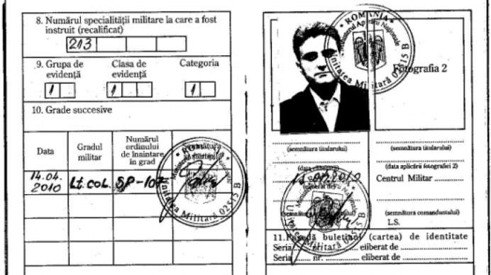 MARTURISIRE BOMBA a lui ROBERT TURCESCU Am fost LOCOTENENT-COLONEL SUB ACOPERIRE”!1