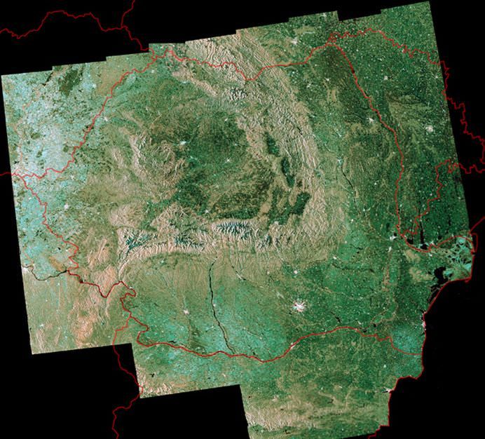 IMAGINEA SPECIALA dedicata Romaniei! AGENTIA SPATIALA a denumit-o MOZAICUL ROMANIEI! Vezi FOTO2