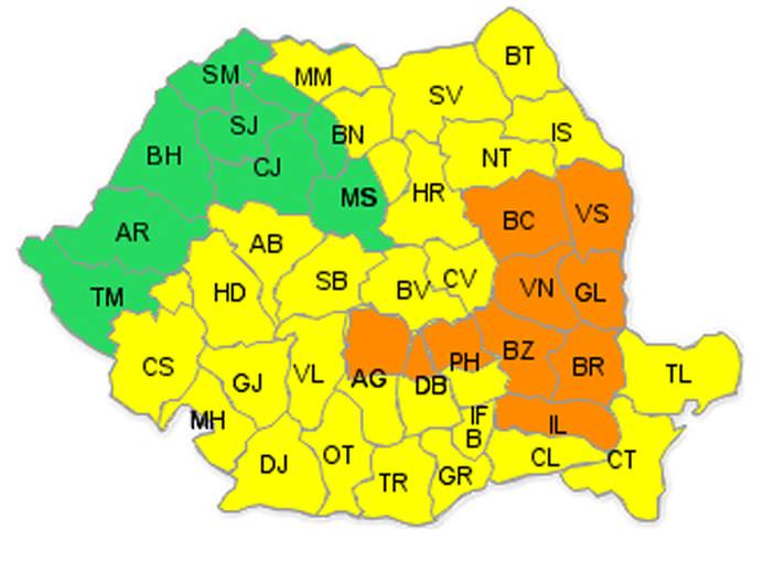 Situatia e mai rea decat s-a crezut initial! COD PORTOCALIU de ninsori incepand din aceasta seara!2